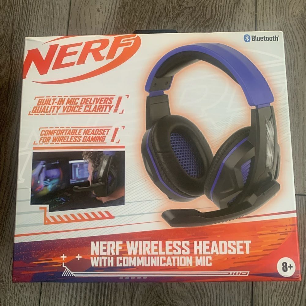 Nerf built in MIC delivers quality voice clarity comfortable for wireless gaming